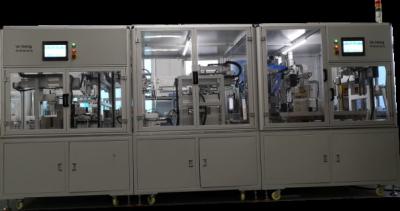 中国 自動リチウム イオン電池の一貫作業アルミニウム貝の粘着テープ機械 販売のため