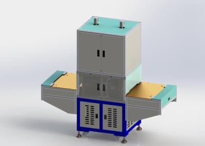 China Planta de fabricación doble de la batería de la estación máquina caliente y fría de la célula de la prensa en venta