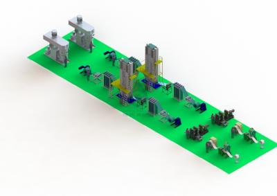 China CZinc - batería del níquel, hierro - batería del níquel, cadmio - cadena de producción automática de la placa de la batería del níquel en venta