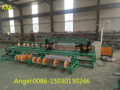 China 3m width full automatic single wire/double wire feeding chain link fence machine for sale