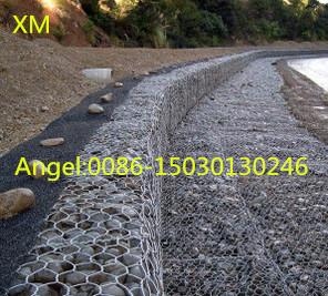 China Gran oferta, 2x1x1 m, malla de gaviones recubierta de PVC hexagonal/gavión/caja de gaviones en venta