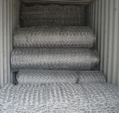 China 3x1x0.5m Hexagonal PVC Coated Gabion /Gabions Box Price16.28$/PC  for philippines market for sale