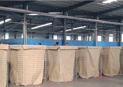 China gabion box high strength recyclable anti - corrosion hesco barrier bag en venta