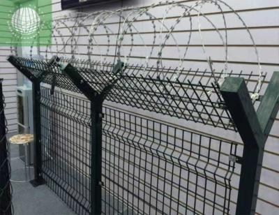 China PVC Coated Metal Mesh Fences 3.0m High Security Border Wire Fencing for sale