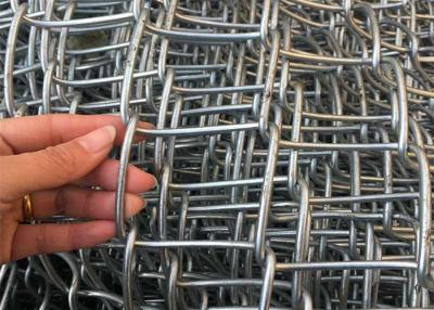 China 1.7mm Galvanized Used Metal Chain Link Fence Diamond Cyclone Wire Fence for sale