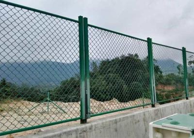 China 60*60mm Garden Metal Chain Link Fence Football Trellis Chain Link Fence for sale