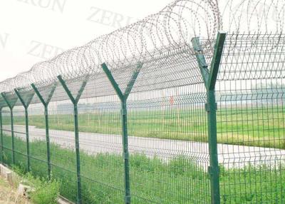 China HDG Weld Airport Security Fence Anti Climb Mesh Security Fencing For Prison Airport for sale