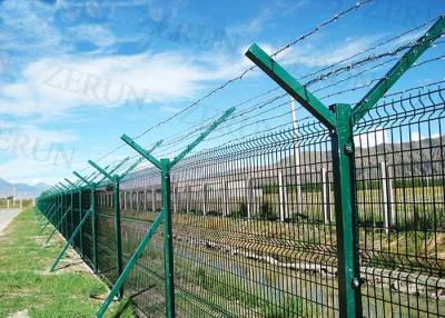 China Anti Climb Chain Link Fence Panels Welded Fence Airport High Security Chain Link Fence for sale