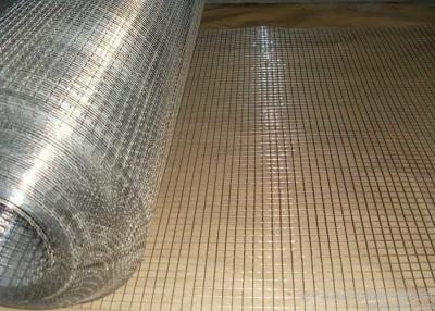 China 20m Electro Galvanized Welded Wire Roll , 3mm Wire Welded Green Mesh Fencing Rolls for sale