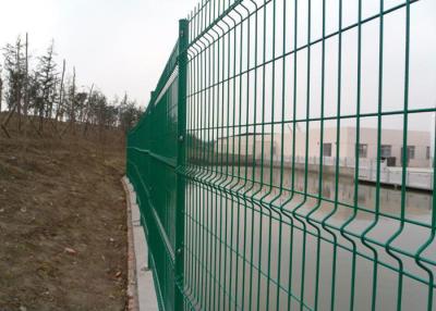 China Green Decorative 3d Garden 4mm Curved Metal Fence Panels for sale