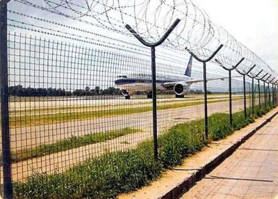 China cerca de seguridad aeroportuaria del poste Q195 del alambre Y de 6m m Iso 9001 en venta