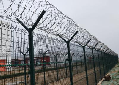 China beschichtete Curvy PVC 3d geschweißten Draht 358 Mesh Fencing zu verkaufen