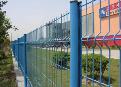 China Foldable Garden Pvc Green Coated 6MM 3D Fence Panel for sale