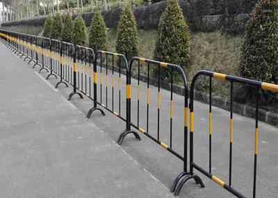 Chine Protection de clôture provisoire portative galvanisée de construction de sécurité routière du mobile 1.8m à vendre