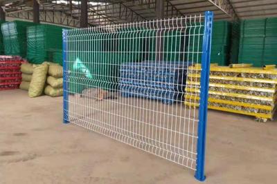China Field 4.5mm Pvc Coated Wire Mesh Fencing 3d Panels Blue Color for sale