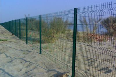China 5*20cm Size Green Wire Mesh Fencing Electro Galvanized And Powder Coated for sale