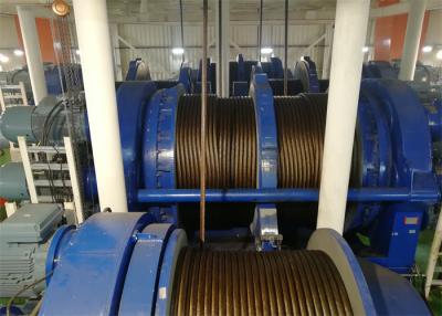 China 60mm Diameter Rope Multiple Layers Electric Winch For Boat Offshore Platform Wind Turbine for sale