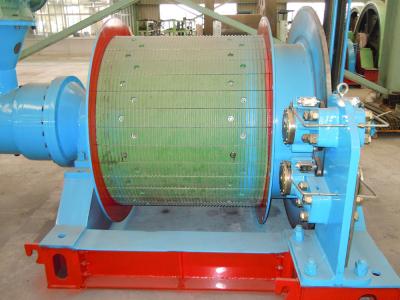 China Highland Mining Small Hydraulic Winch Double Drum 25 Tons for sale