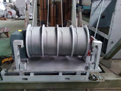 China 220m Rope Winding Electric Cable Pulling Winch With Grooves for sale