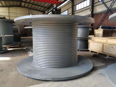 China CCS Certification Grooved Wire Rope Drum Multilayer For Lifting for sale