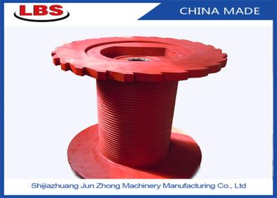 China Óleo que equipe o sulco principal das libras do aço carbono do cilindro do guincho da corda da parte à venda
