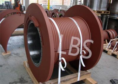 China LBS 560mm Diameter Grooved Cable Drum , Winch Spare Parts For Mining for sale
