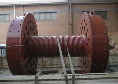China Steel Q355B Grooved Drum Hydraulic Hoist Winch , 30000 Lb Hydraulic Winch For Well Drilling for sale