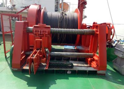 China 380v / 400v Electric Wire Rope Winch High Power Lebus Grooved Drum For Marine for sale