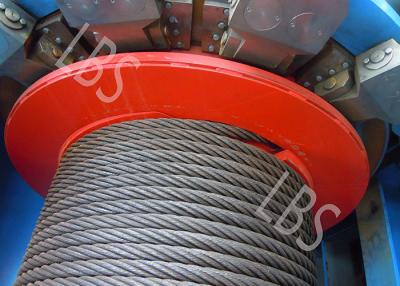 China 600mm Width 960r/Min Electric Rope Winch , Electric Cable Pulling Winch for sale