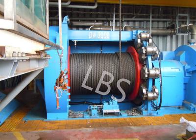 China Heavy Duty Steel 30 Ton Hydraulic Winch With Automatic Spooling Device for sale