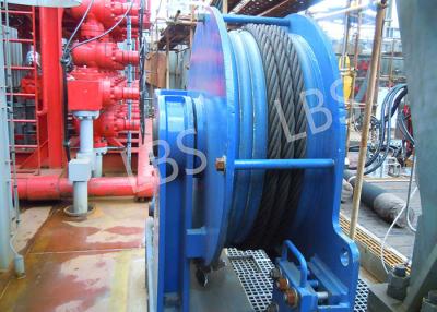 China 30Ton Double Drum Electric Wire Rope Winch Machine With Spooling Device for sale