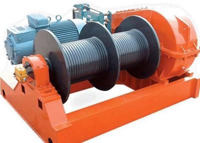 China 50 Ton Double Grooved Drums Electric Marine Winch For Pulling Cable for sale