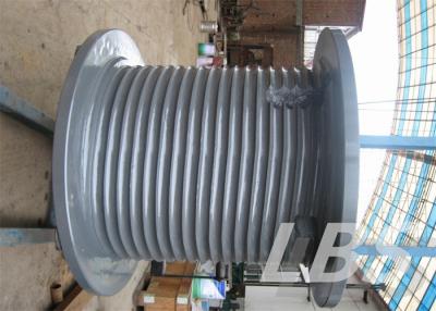 China Customized Hydraulic Winch Hoist Crane Wire Rope Drum With Shaft Diameter 12mm for sale