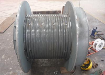 China Q355D Steel 300m Cable Winding Drum, Main Components Of Tower Crane for sale