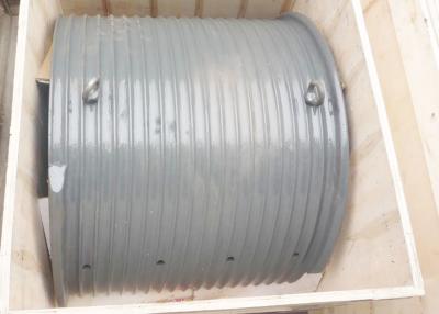 China 240KN Winch Drum With Grooved Sleeves Sleeves 1000mm Diameter For Construction for sale