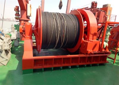 China 30Ton Slow Speed Winch With Spooling Device Hydraulic Power for sale