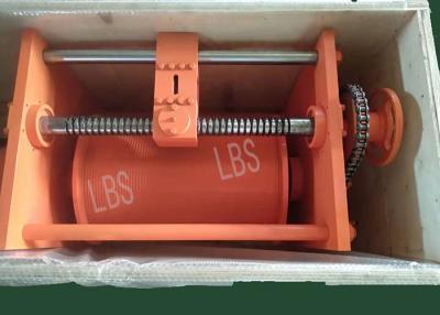 China Customized Steel Ship Mooring Winch 10 Ton With Spooling Device for sale