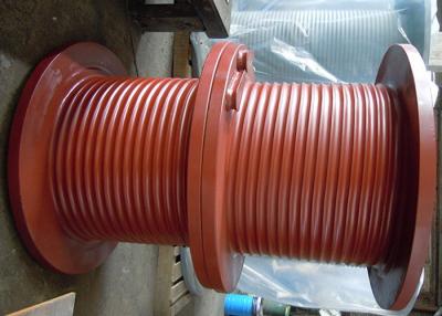 China Lebus 200m Wire Rope Drum , Grooved Winch Drum For Marine Winch for sale