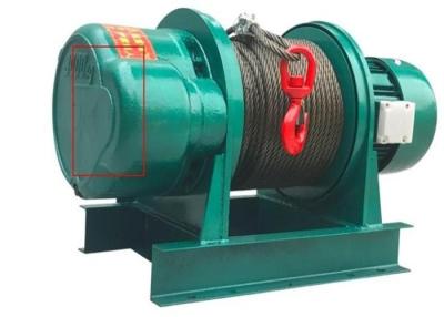 China Fixed Single Drum Electric Rope Winch Compact Structure For Heavy Work for sale