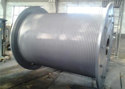China Piezas principales acanaladas de múltiples capas del torno del tambor de cable del cable de extracción para las grúas del camión en venta