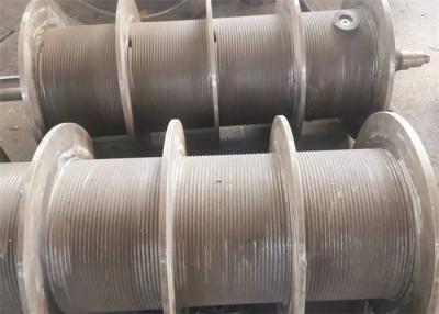China Q355b Grooved Cable Drum Multi Layer Winding Not Disorderly Winding Lebus for sale