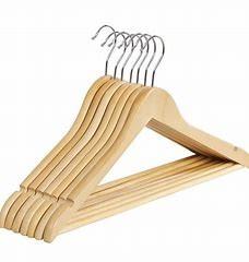 China CA65 15 Inch Wide Shoulder  Metal Wood Hangers Space Saving for sale