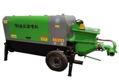 Chine Machines portatives de Gunite de 22 kilowatts de machine humide pneumatique de béton projeté à vendre