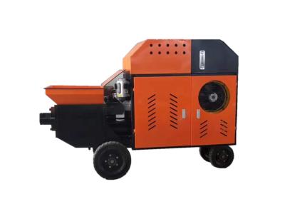 China 7-9m3/H Small Portable Concrete Pumping Machine 2 Cylinders for sale
