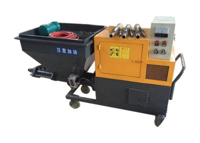 China SGS Yellow Cement Mortar Plastering Machine For Refractory Material for sale