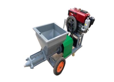 China 3Mpa Diesel Wall Cement Spray Plaster Machine 10M Height for sale