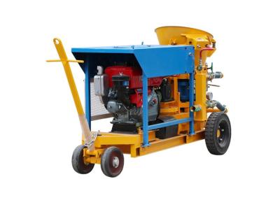 China CE ISO Subway Dry Mix Shotcrete Machine Diesel Driven Gunite Mixer for sale
