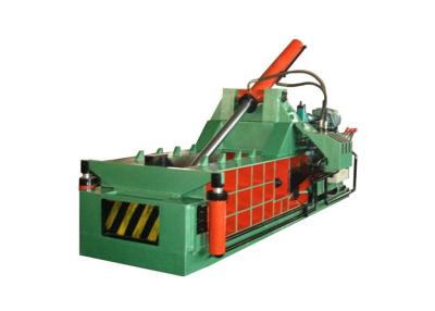 China Green 2000Kn Hydraulic Baling Machine Scrap Metal Baler 15*2kw for sale