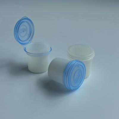 China Cylindrical 12ml PP Plastic Jars With Aluminium Lid for Custom PP Candy Pill Packaging for sale