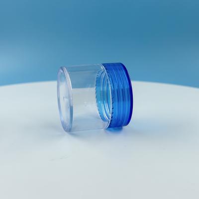 China Travel-Friendly 20g 30g Small Clear Plastic Jar with Lid Cosmetic Cream Jar for sale